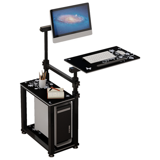 Escritorio Móvil Sit-Stand Regulable en Altura | Mesa de Trabajo Ergonómica