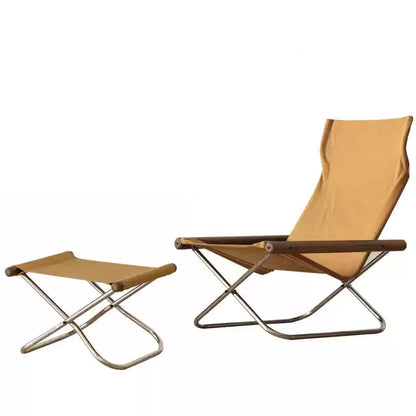 Sillón Plegable Nychair X de Tela y Madera de Haya - Diseño Japonés Lounge