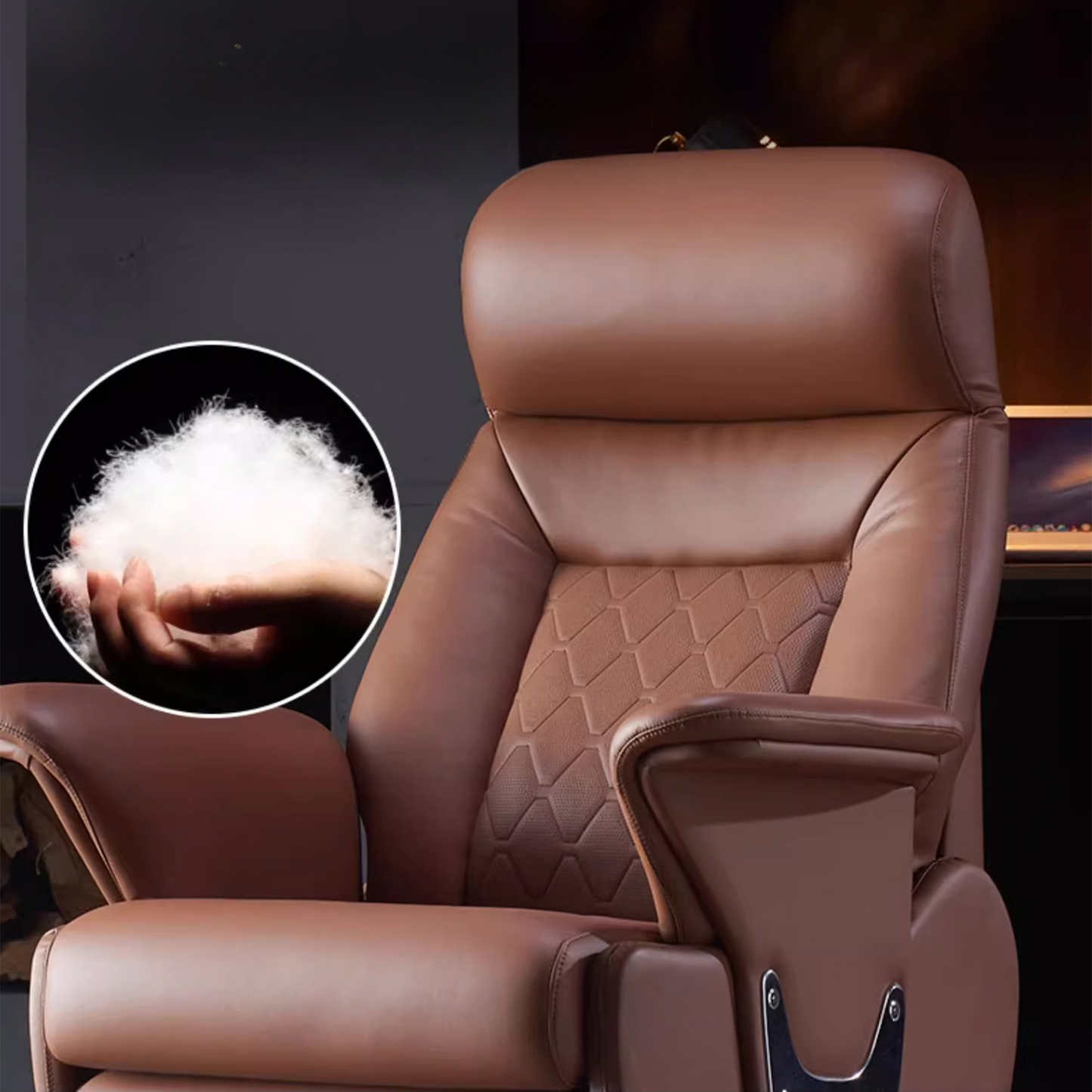 Sillón de Dirección con Masaje Luca - Silla de Oficina Ergonómica y Relax