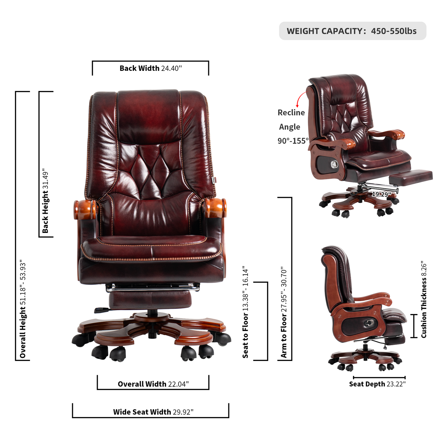 Evan Silla de oficina de masaje