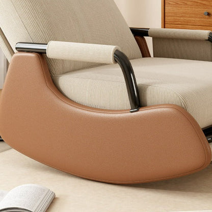 Sillón Mecedora Relax con Función Reclinable - Butaca Mecedora Confort para el Hogar