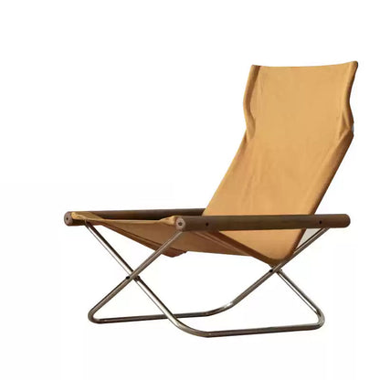 Sillón Plegable Nychair X de Tela y Madera de Haya - Diseño Japonés Lounge