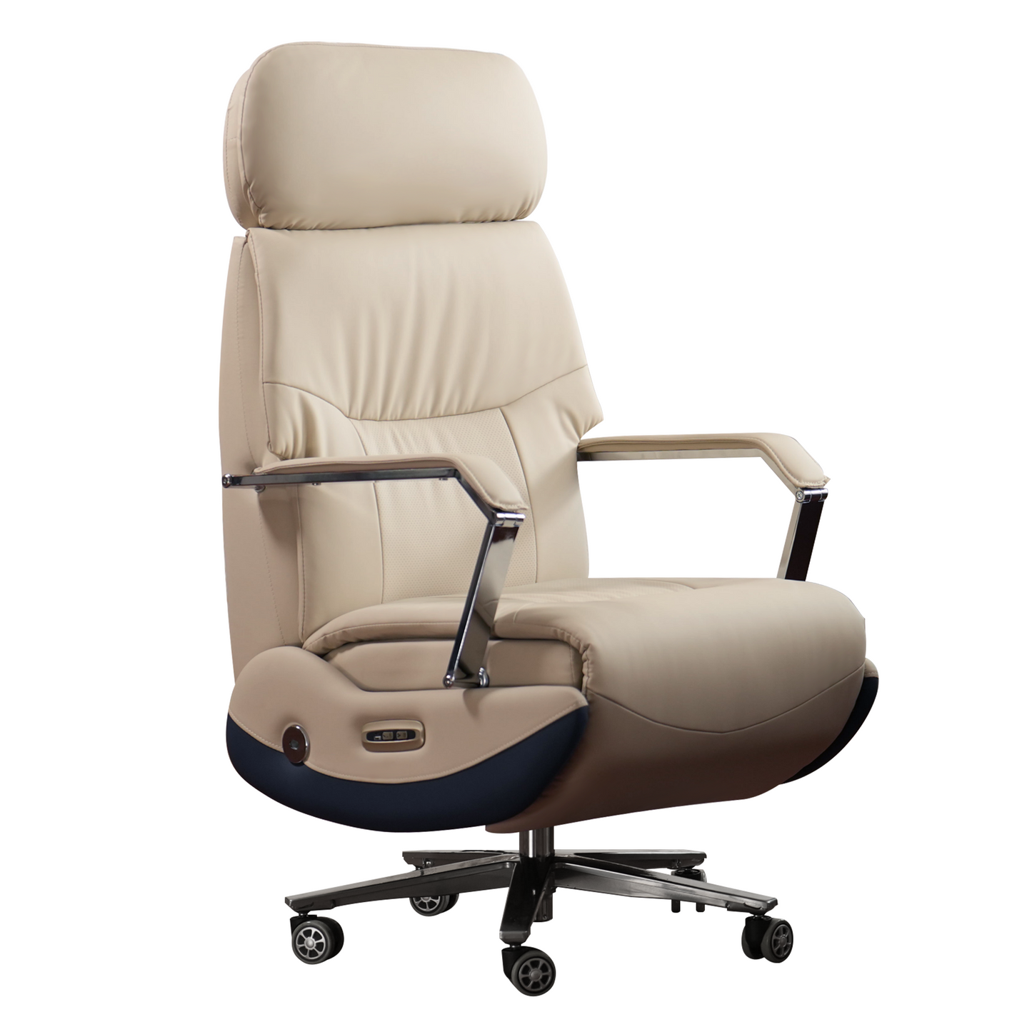 Silla de Oficina Eléctrica Carlo - Sillón Relax Reclinable con Función Masaje