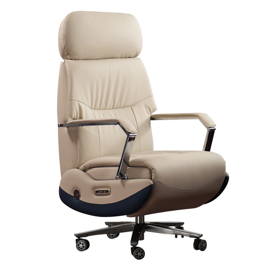 Silla de Oficina Eléctrica Carlo - Sillón Relax Reclinable con Función Masaje