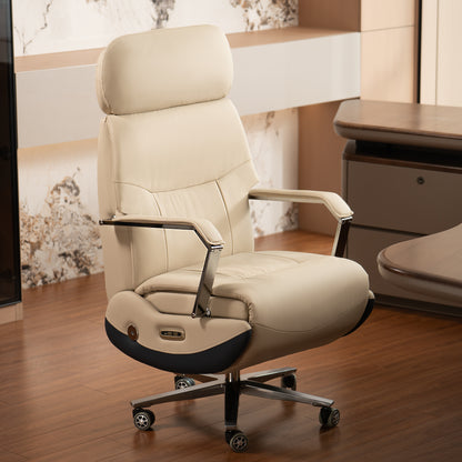 Silla de Oficina Eléctrica Carlo - Sillón Relax Reclinable con Función Masaje