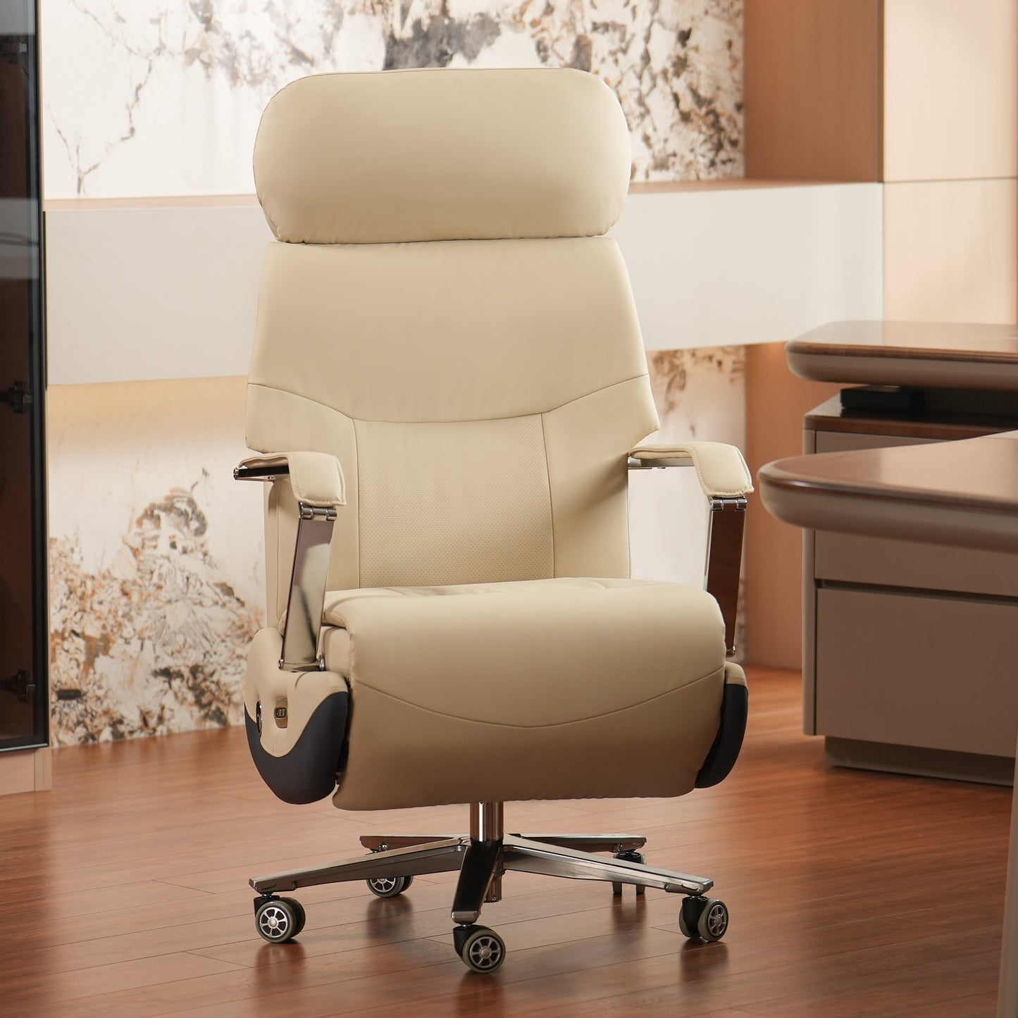 Silla de Oficina Eléctrica Carlo - Sillón Relax Reclinable con Función Masaje