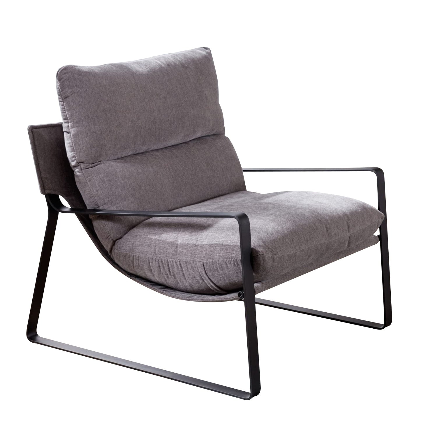 Sillón de Acento Moderno con Cojín Extra Acolchado - Butaca Elegante para Salón