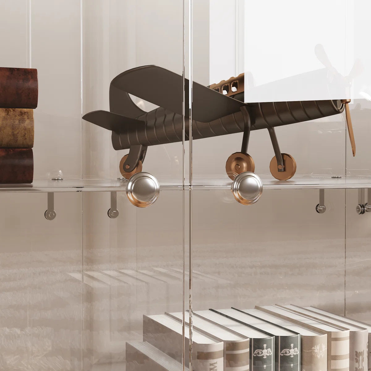 Vitrina de Cristal con Llave e Iluminación LED - Magnus