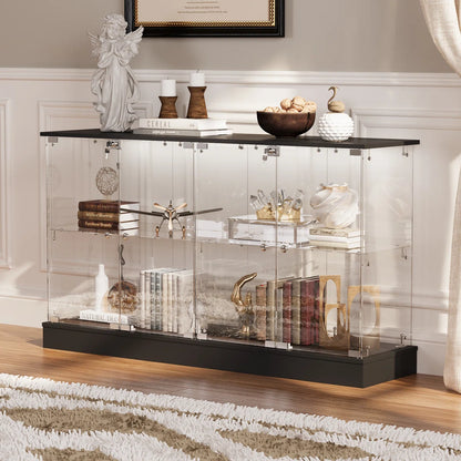 Vitrina de Cristal con Llave e Iluminación LED - Magnus