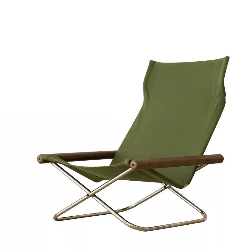 Sillón Plegable Nychair X de Tela y Madera de Haya - Diseño Japonés Lounge