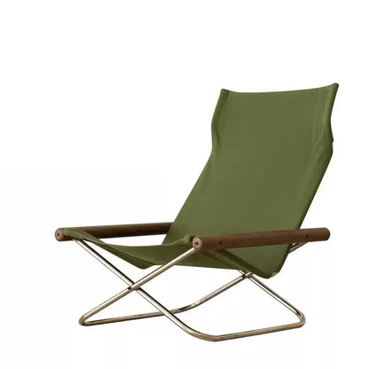 Sillón Plegable Nychair X de Tela y Madera de Haya - Diseño Japonés Lounge