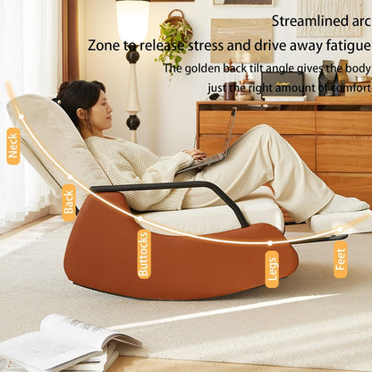Sillón Mecedora Relax con Función Reclinable - Butaca Mecedora Confort para el Hogar