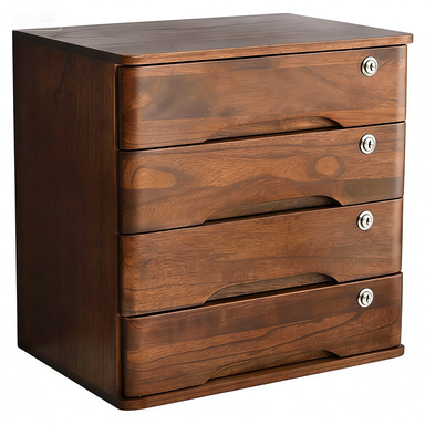 Archivador de Madera Jones con Llave para Escritorio