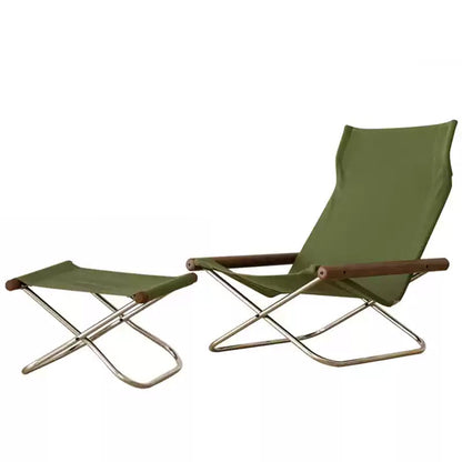 Sillón Plegable Nychair X de Tela y Madera de Haya - Diseño Japonés Lounge
