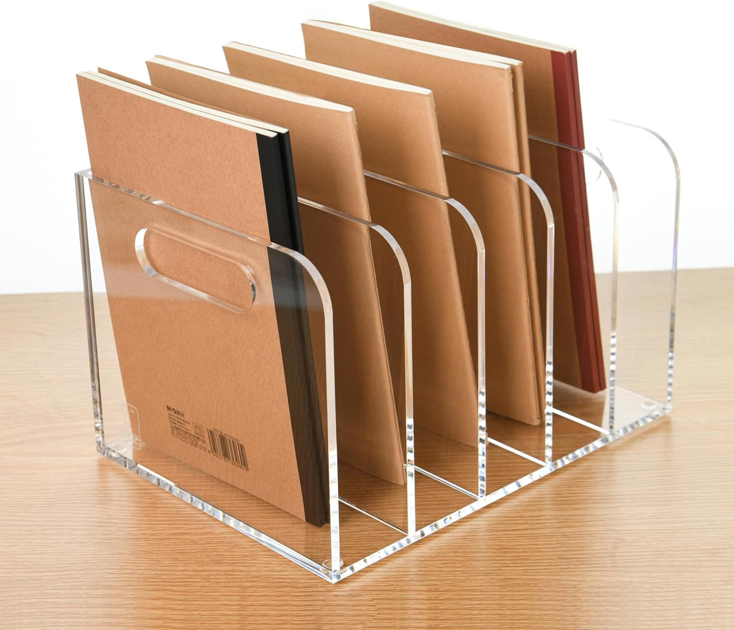Revistero de Acrílico Magnus - Soporte Transparente para Revistas y Catálogos