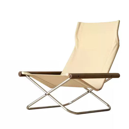 Sillón Plegable Nychair X de Tela y Madera de Haya - Diseño Japonés Lounge