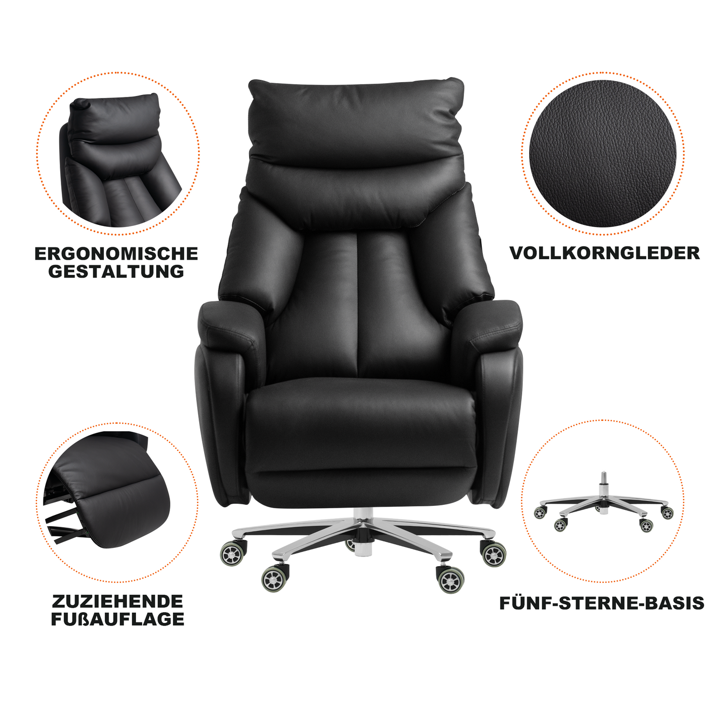 Sillón Relax Eléctrico Coast - Butaca Reclinable con Control Automático