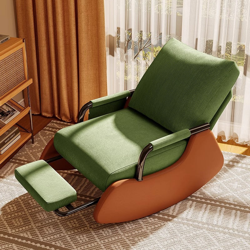 Sillón Mecedora Relax con Función Reclinable - Butaca Mecedora Confort para el Hogar