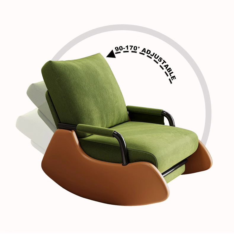 Sillón Mecedora Relax con Función Reclinable - Butaca Mecedora Confort para el Hogar