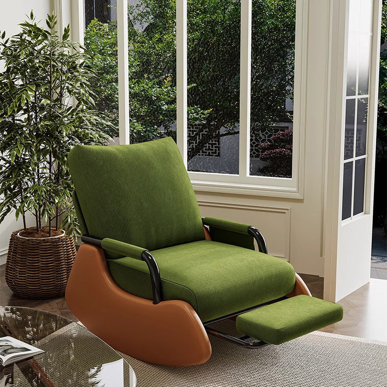 Sillón Mecedora Relax con Función Reclinable - Butaca Mecedora Confort para el Hogar