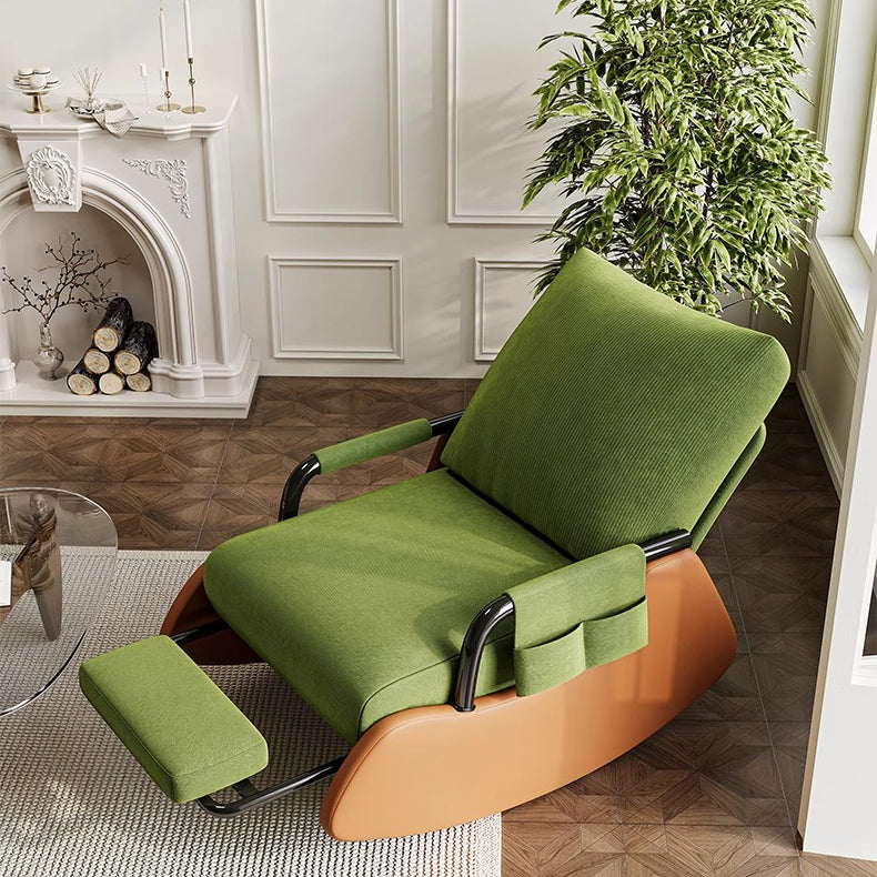 Sillón Mecedora Relax con Función Reclinable - Butaca Mecedora Confort para el Hogar