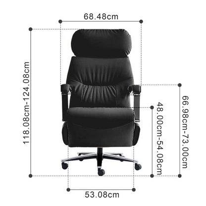 Silla de Oficina Eléctrica Carlo - Sillón Relax Reclinable con Función Masaje