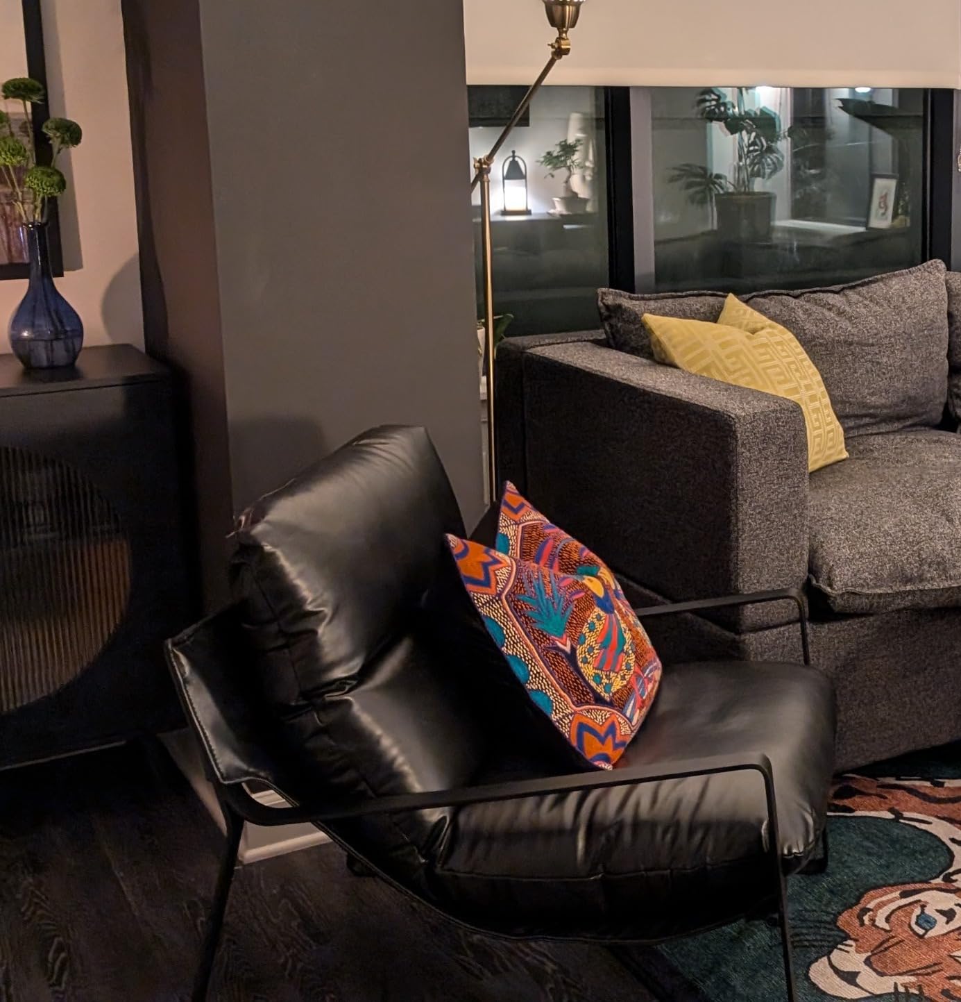 Sillón de Acento Moderno con Cojín Extra Acolchado - Butaca Elegante para Salón