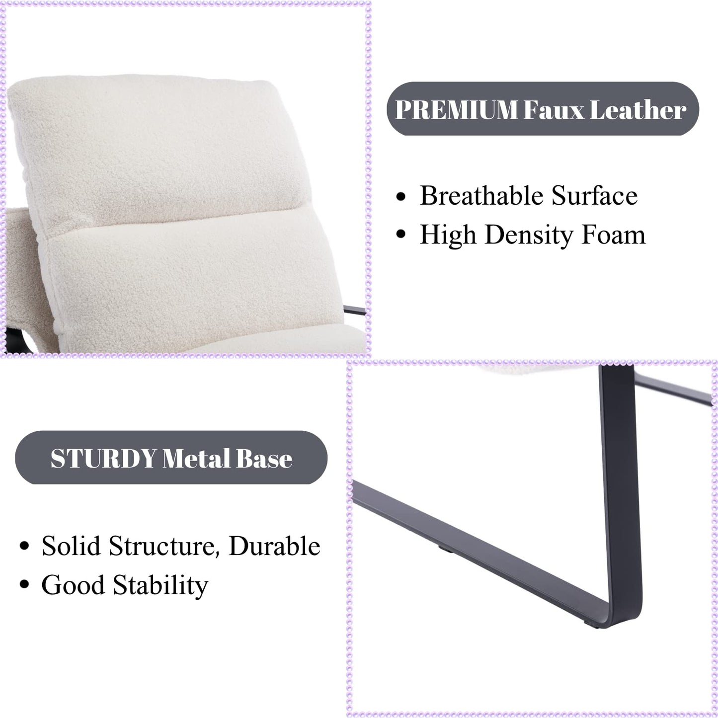 Sillón de Acento Moderno con Cojín Extra Acolchado - Butaca Elegante para Salón