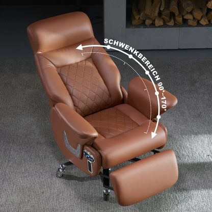 Sillón de Dirección con Masaje Luca - Silla de Oficina Ergonómica y Relax